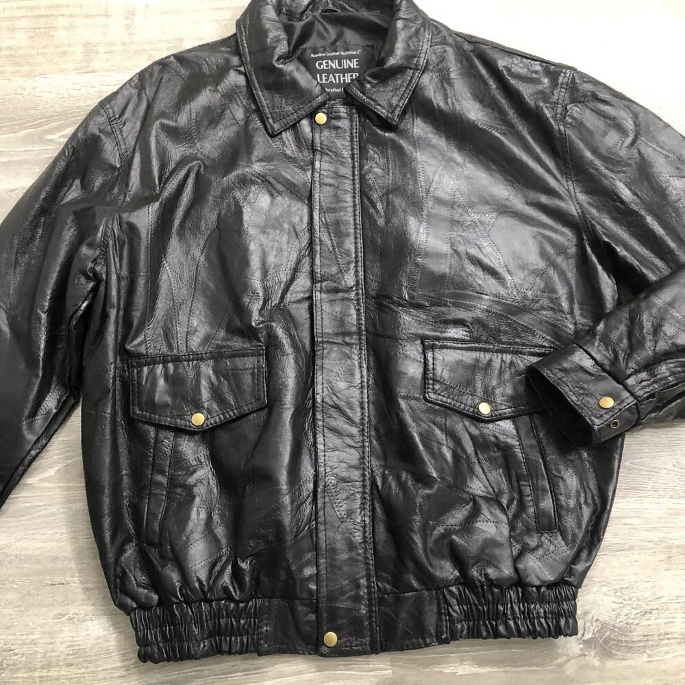 Black Bomber Jacket - image 2